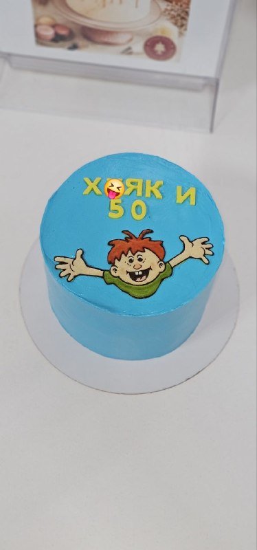 Детский торт с мультяшным героем